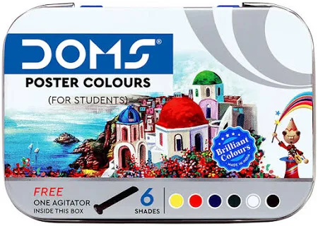 Doms Drawing Colours	Poster 6 Shades